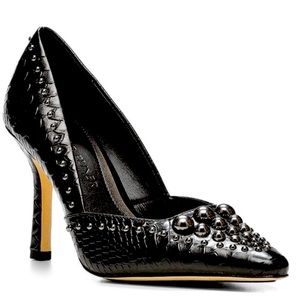 Donald J. Plainer Studded Pointed Toe Heels Shoes